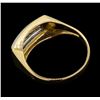 Image 3 : 14KT Two Tone Gold 0.29ctw Diamond Ring