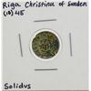 Image 1 : 1645 Riga Christina of Sweden Solidus Coin