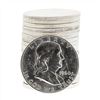 Image 1 : Roll of (20) 1960-D Brilliant Uncirculated Franklin Half Dollar Coins