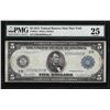 Image 1 : 1914 $5 Federal Reserve Note New York PMG Very Fine 25