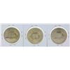 Image 2 : Lot of (3) Egypt Pound Silver Coins