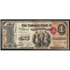 Image 1 : 1865 $1 National Bank Newbury State of Vermont Currency Note