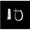 Image 2 : 14KT White Gold Ladies 0.25ctw Diamond Earrings