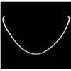 Image 1 : 10KT Yellow Gold Men's Diamond Cut Rope Chain