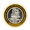 Image 1 : .999 Silver Reno Hilton $10 Casino Gaming Token Limited Edition