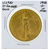 Image 1 : 1908-D No Motto $20 St. Gaudens Double Eagle Gold Coin
