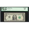 Image 1 : 1977 $1 Federal Reserve Note Solid Serial Number PCGS Choice New 63