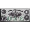 Image 1 : 1863 $1 The Bank of De Soto Obsolete Bank Note