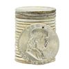 Image 1 : Roll of (20) 1963 Brilliant Uncirculated Franklin Half Dollar Coins