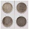 Image 2 : Lot of (4) Belgium 5 Francs Silver Coins