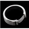 Image 3 : 18KT White Gold Ladies 0.05ctw Diamond Band