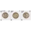 Image 1 : Set of (3) Walking Liberty Half Dollar Key Date Coins