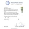 Image 3 : 14KT Yellow Gold 5.08ctw Emerald and Diamond Earrings