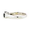 Image 3 : 14KT White Gold 1.28ct Black Diamond Ring