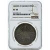 Image 1 : 1899ZS FZ Mexico Peso Coin NGC XF45