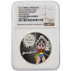 Image 1 : 2016 Canada $20 Wonder Woman Colorized Silver Coin NGC PF70 Ultra Cameo