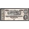 Image 1 : 1864 $10 The Confederate States of America Note