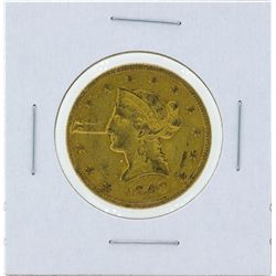 1849 No Motto $10 Liberty Head Eagle Gold Coin