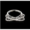 Image 1 : 14KT White Gold 0.62ctw Diamond Ring