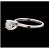 Image 2 : 14KT White Gold 1.05ct Diamond Solitaire Ring