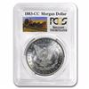 Image 1 : 1883-CC RARE SERIES Stage Coach Morgan Silver Dollar BU PCGS