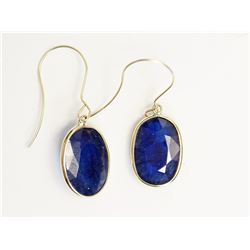 #1-14KT YELLOW GOLD BLUE SAPPHIRE