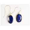 Image 1 : #1-14KT YELLOW GOLD BLUE SAPPHIRE