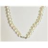 Image 2 : #2-STERLING SILVER FRESHWATER PEARL (16" INCH)