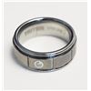Image 3 : #4-TRITON TUNGSTEN DIAMOND (0.03CT) RING