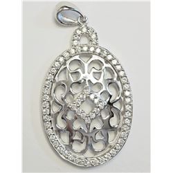 #5-STERLING SILVER CUBIC ZIRCONIA