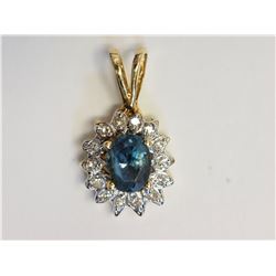 #9-14KT YELLOW GOLD ALEXANDRITE (0.72CT) & 14