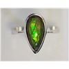 Image 2 : #10-STERLING SILVER RARE CANADIAN AMMOLITE