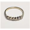 Image 3 : #31-STERLING SILVER 6 DIAMOND RING