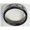 Image 3 : #33-TUNGSTEN 3 BLACK DIAMOND MEN'S RING