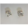 Image 1 : #35-14KT YELLOW GOLD CUBIC ZIRCONIA EARRINGS