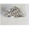 Image 2 : #45-STERLING SILVER 7 DIAMOND RING