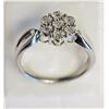 Image 3 : #45-STERLING SILVER 7 DIAMOND RING