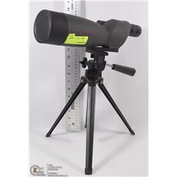 TASCO SPOTTING SCOPE ON TRIPOD, 20-60X