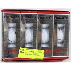 PINNACLE RUSH 12 PACK GOLF BALLS