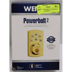 WEISER POWERBOLT 2 TOUCHPAD ELECTRIC DEADBOLT