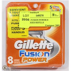 GILLETTE FUSION POWER 8 CARTRIDGES REFILLS