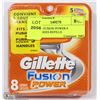 Image 1 : GILLETTE FUSION POWER 8 CARTRIDGES REFILLS