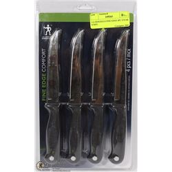 J.A.HENCKELS FINE EDGE 4PC STEAK KNIFE