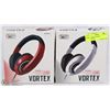 Image 1 : 2 NEW VORTEX STEREO HEADPHONES