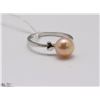 Image 1 : #46 FRESH WATER PEARL RING .925 STERLING SILVER