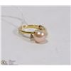 Image 1 : #45 FRESH WATER PEARL RING .925 STERLING SILVER