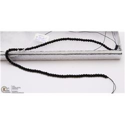 #101- BLACK AGATE LOOSE BEAD NECKLACE
