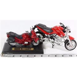 LOT OF 2 BMW MINI COLLECTOR BIKES, 1 WITH DISPLAY