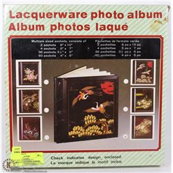 VINTAGE HANDCRAFTED LACQUERWARE PHOTO ALBUM