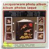 Image 1 : VINTAGE HANDCRAFTED LACQUERWARE PHOTO ALBUM